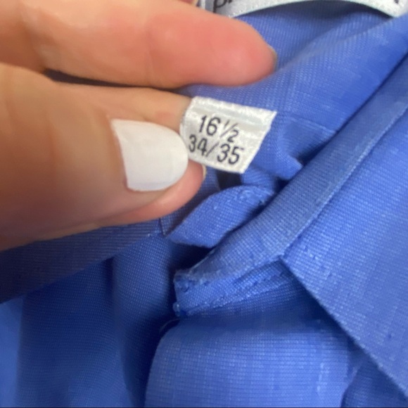 Pierre Cardin || 16 1/2  34/35 Button Down Shirt - Picture 3 of 8